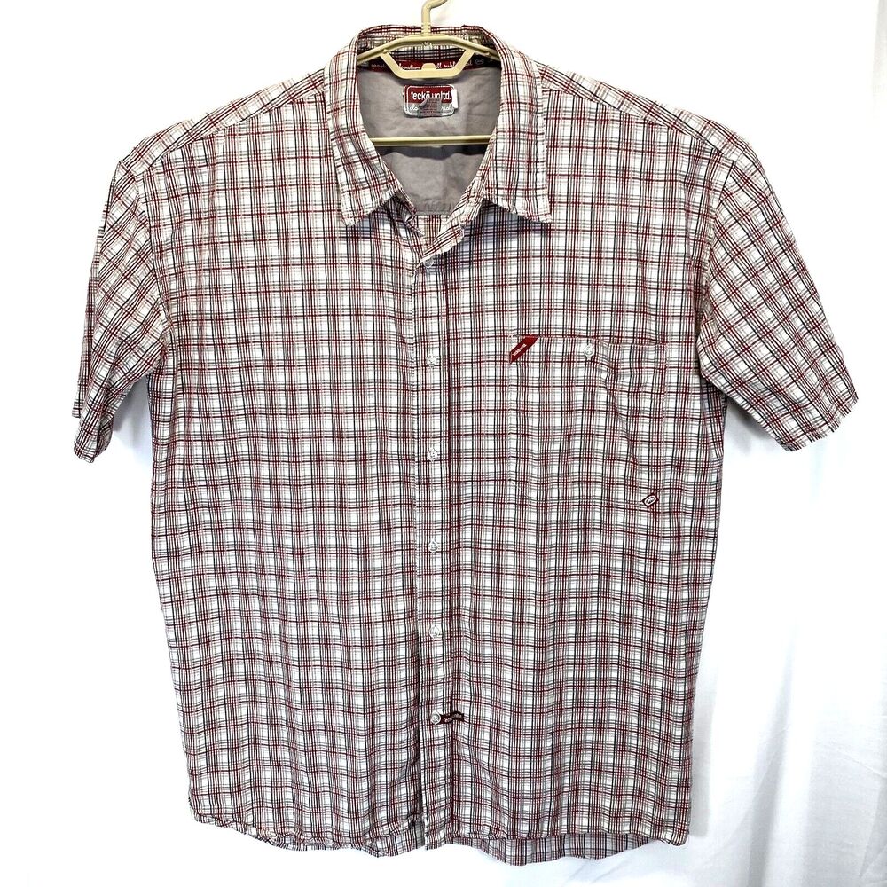 Ecko Unltd Classic Men’s Size 4XB Shirt Short Sleeve Button UP Plaid Cotton EUC